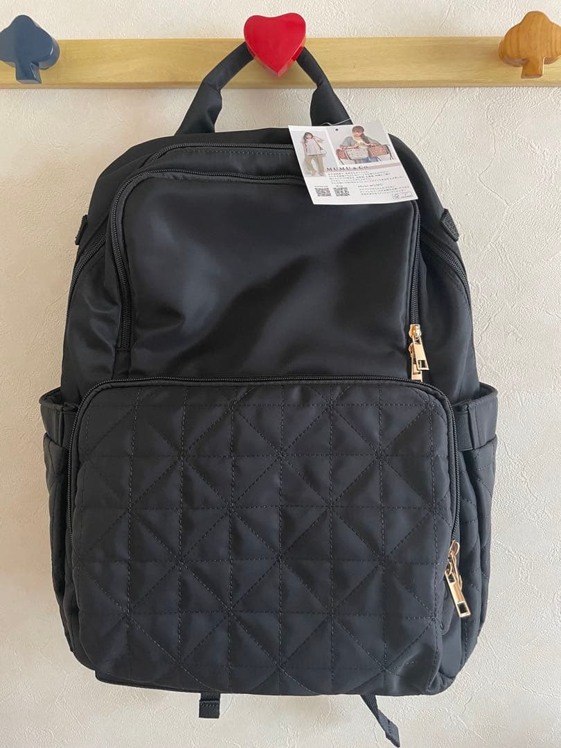 【新品未使用品】しまむら MUMU & Co. 多機能リュック ブラック