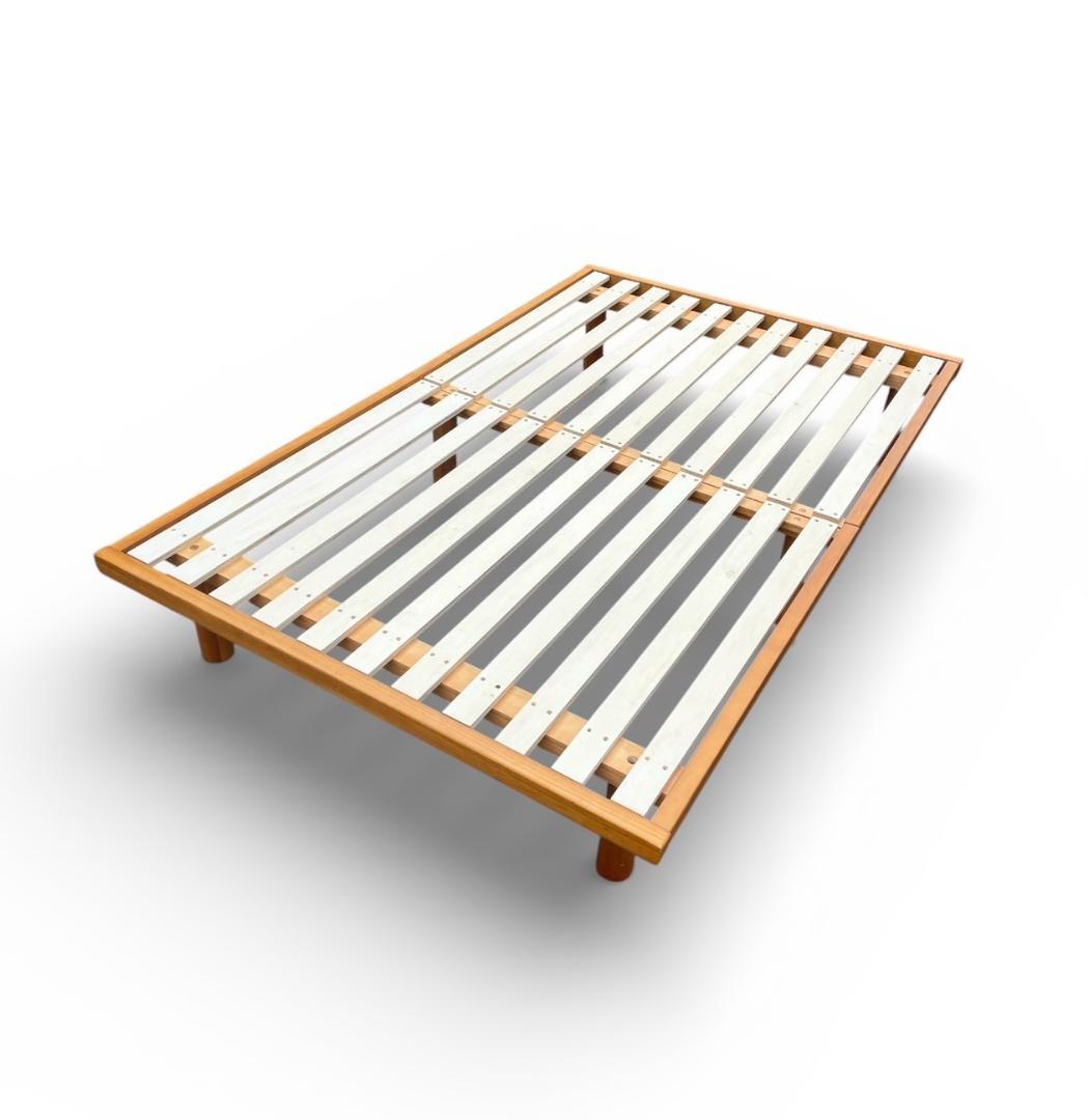 大阪京都限定 美品 ニトリ セミダブル マットレス ベッドフレーム セット