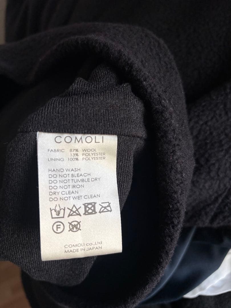22AW COMOLIウールフリース ジップアップジャケット 2