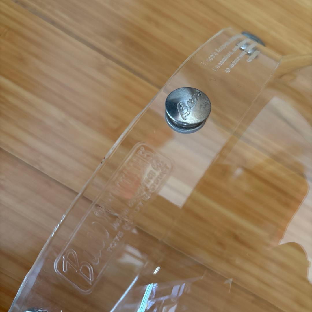 BUCO純正シールド クリア オレンジ 2枚セット　純正コンバーター付き　ブコ