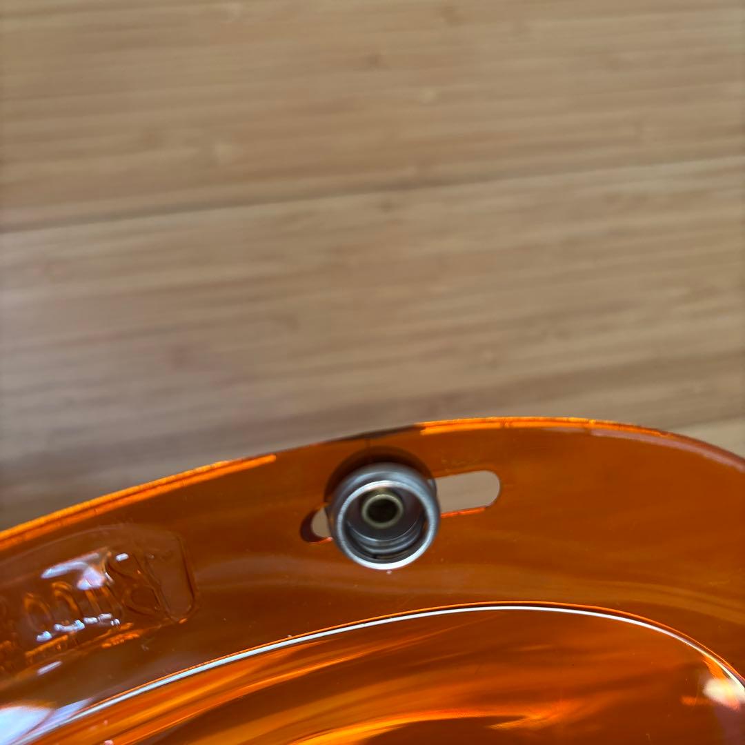 BUCO純正シールド クリア オレンジ 2枚セット　純正コンバーター付き　ブコ