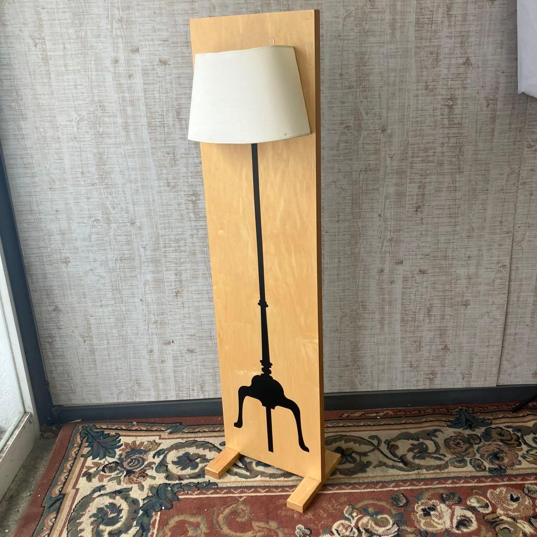 北欧レトロ ライティングホームデコ スタンドライト柄騙し絵シェードランプ ライト