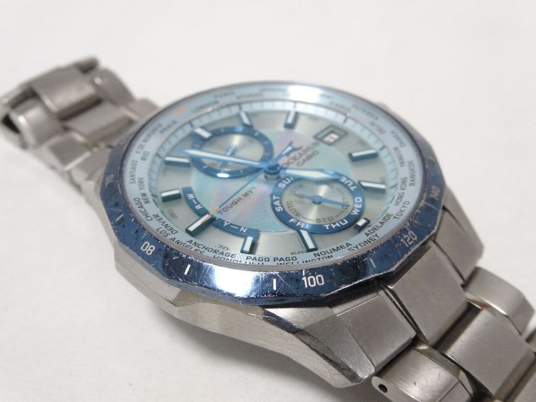 カ*ヤ様 【マンタ白蝶貝】カシオオシアナスマンタ OCW-S2000P-2AJF