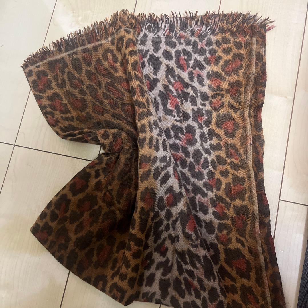 ドゥロワー 購入ドゥースグロワールフリンジ付きストールブラミンク