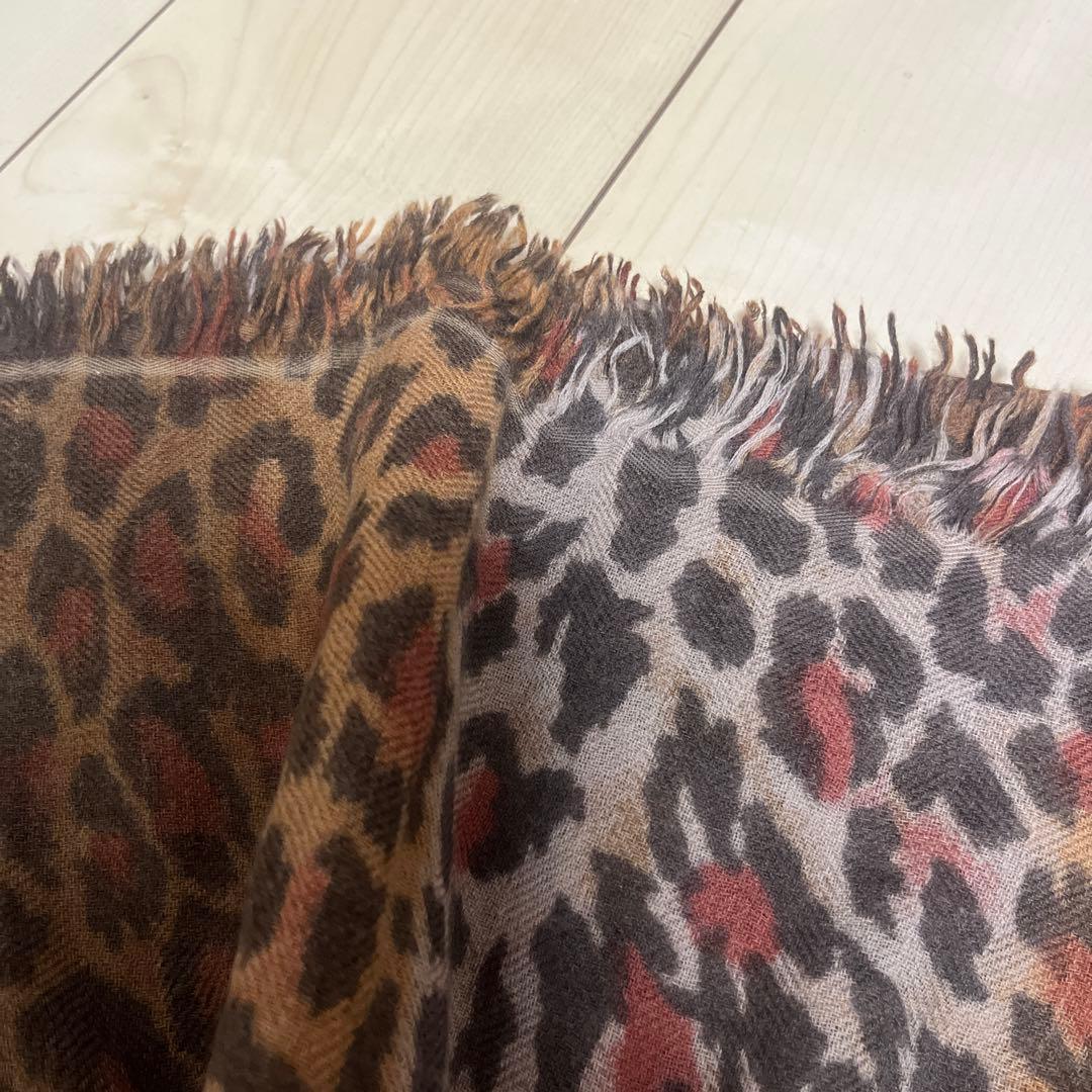 ドゥロワー 購入ドゥースグロワールフリンジ付きストールブラミンク