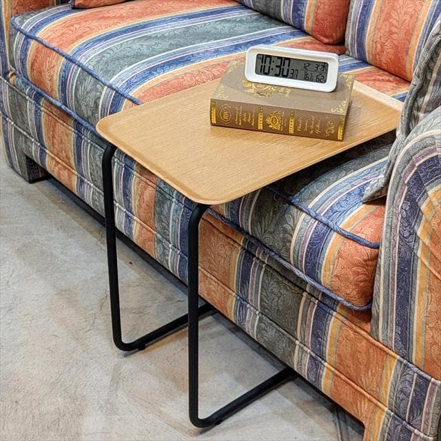 無印良品廃番スチールパイプサイドテーブル