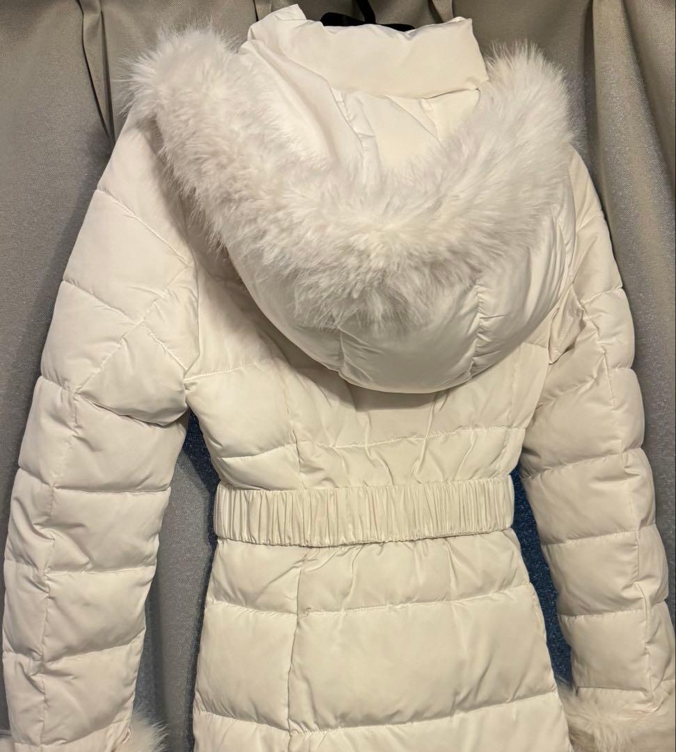 ミッシェルマカロン ウエストベルトフェイクファー ダウン 完売商品 美品