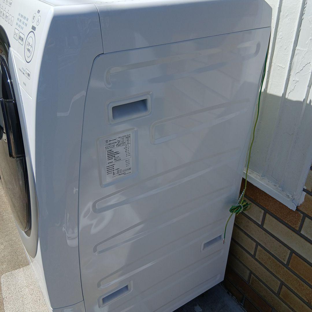 SHARP　ES-S7J-WL　左開き7.0kgドラム洗濯機　2024年製