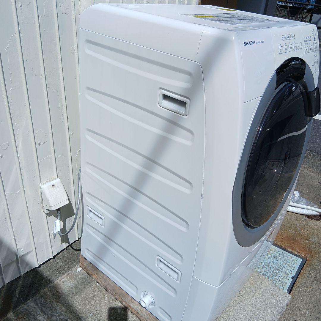 SHARP　ES-S7J-WL　左開き7.0kgドラム洗濯機　2024年製