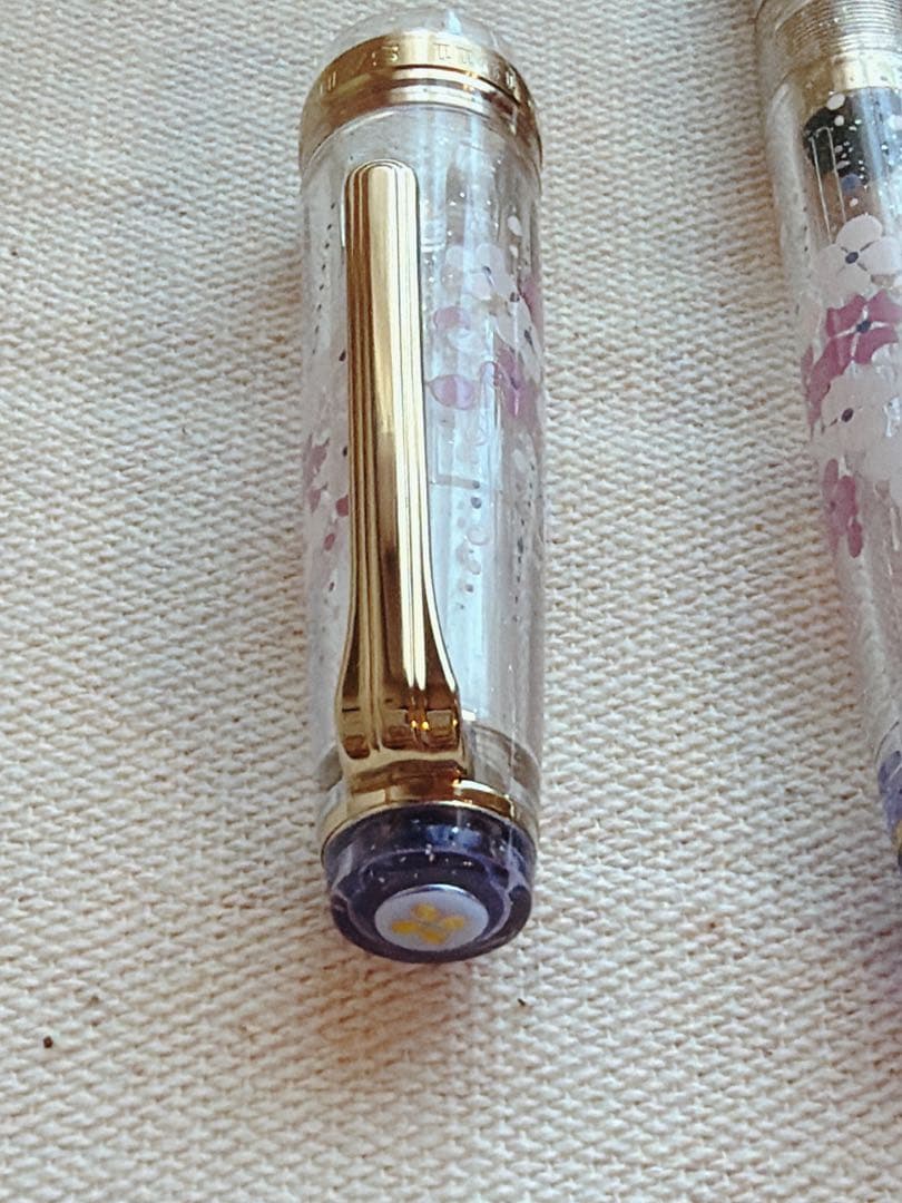 お値下げ不可 セーラー万年筆 アンコーラ 紫陽花 クリアM