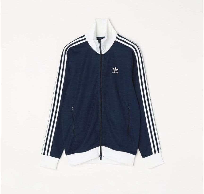 アディカラー クラシックス ベッケンバウアー トラックトップ ネイビー