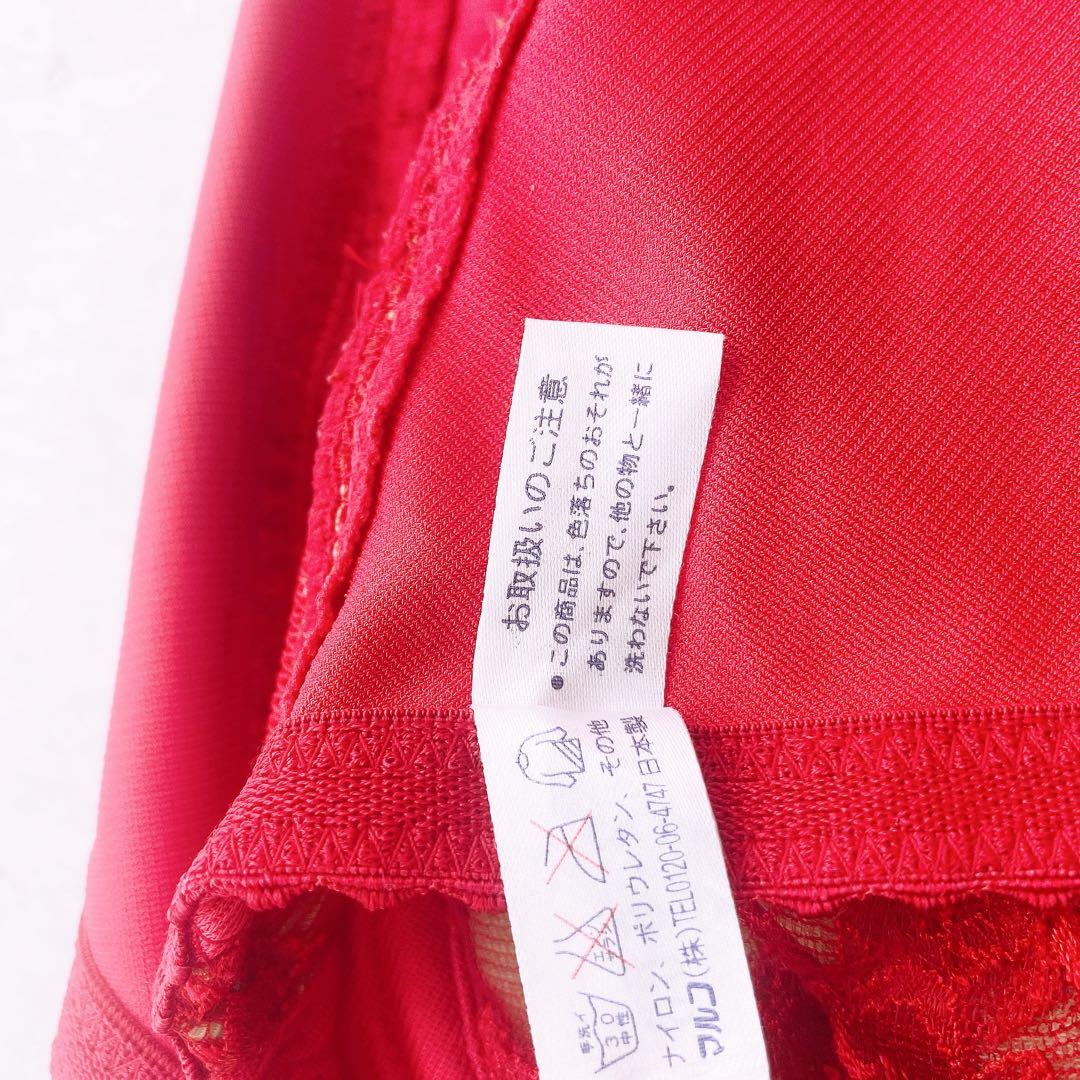 マ*ー様 392 MARUKO ボディスーツ　B75L デコルテレッド　限定色に