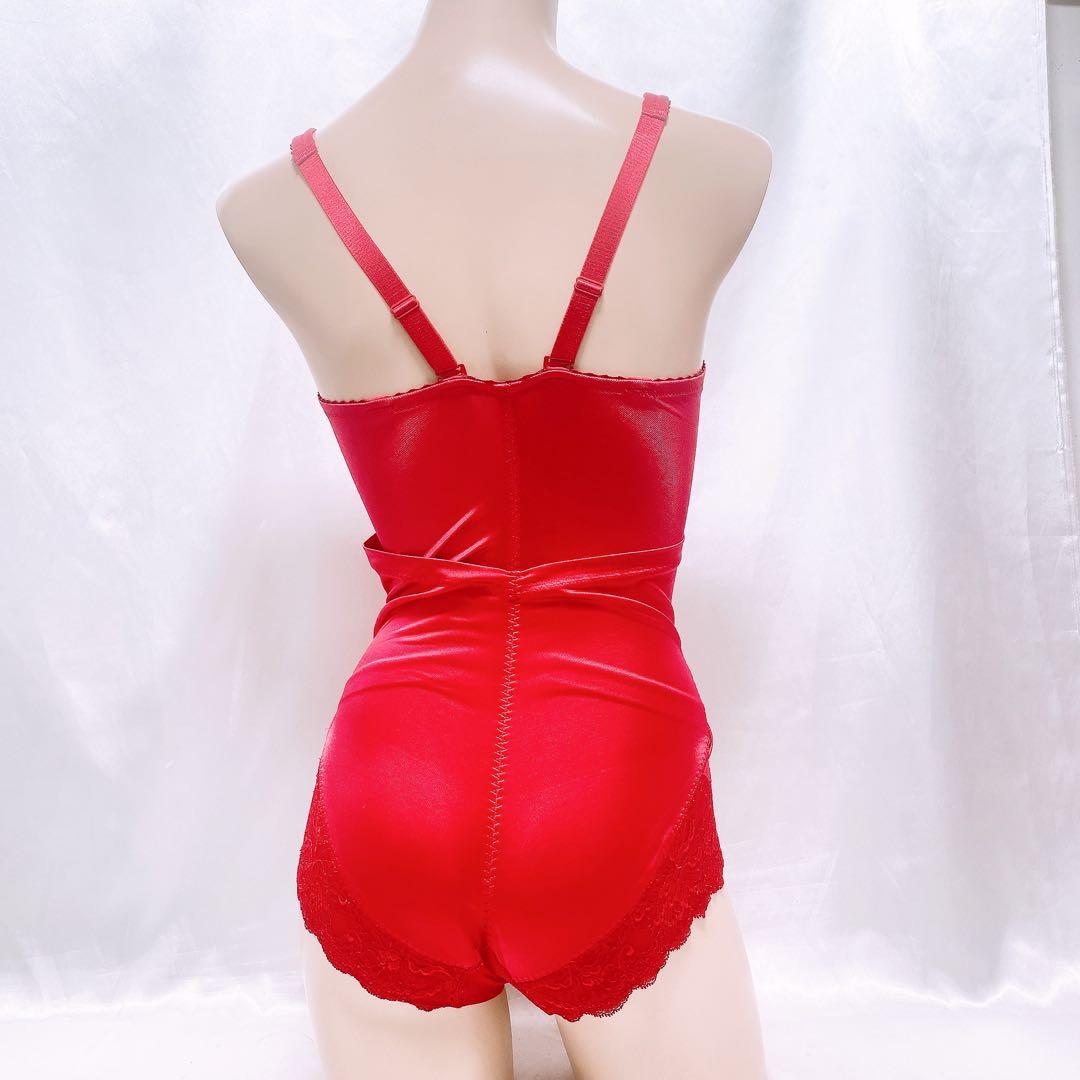 マ*ー様 392 MARUKO ボディスーツ　B75L デコルテレッド　限定色に