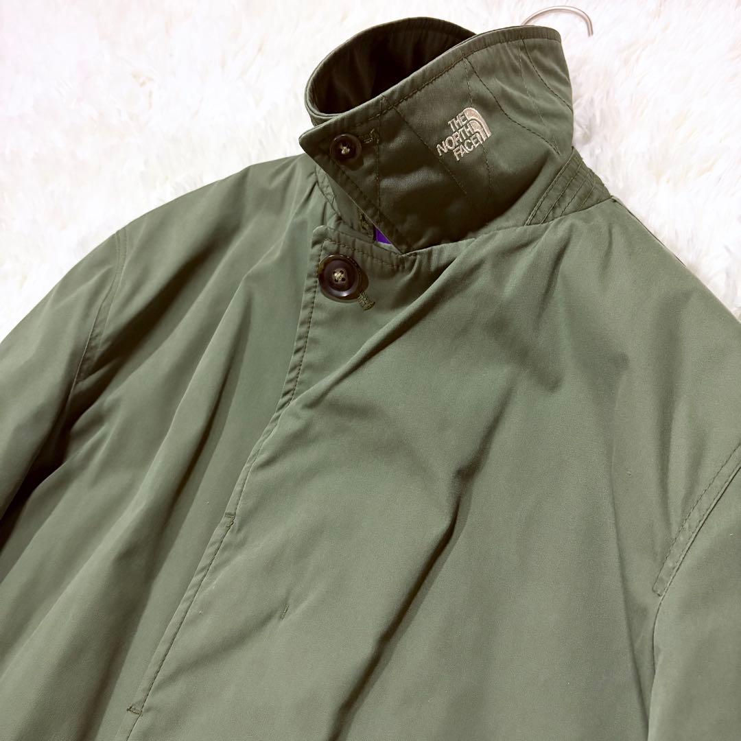 THE NORTH FACE BEAMS 別注 ステンカラーコート オリーブ L