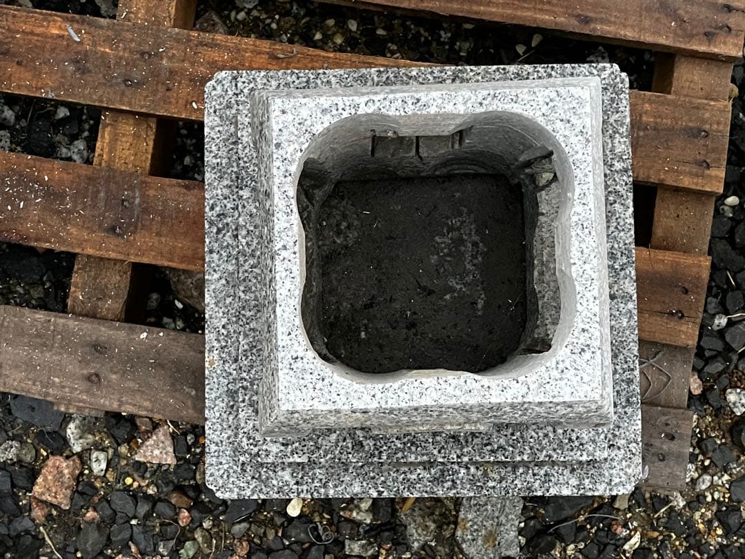 【110cm大型】引き取り限定　石灯篭 一対（2基）バラ積み可 茨城県桜川市