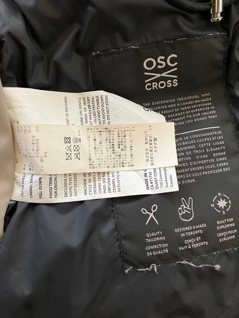 【処分お値引き】ダウンコート レディース　OSC CROSS ダウンジャケット