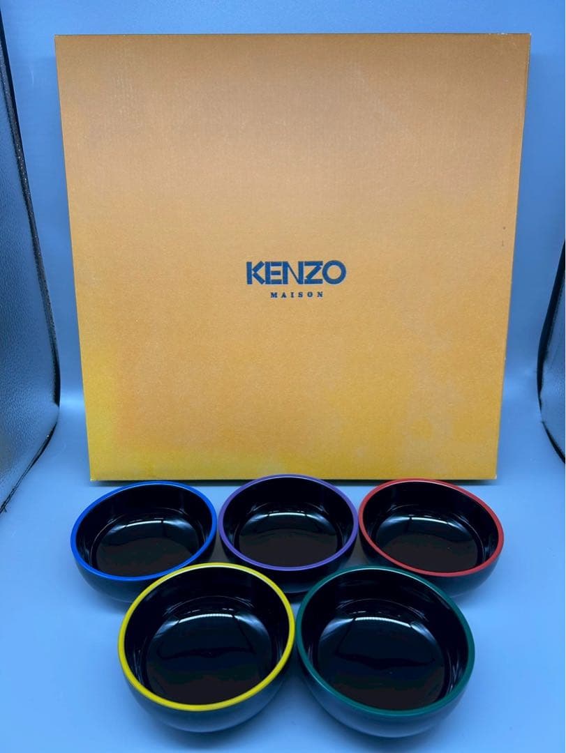 KENZO MAISON ケンゾー 漆器 食器セット プレート＆小鉢 5客未使用