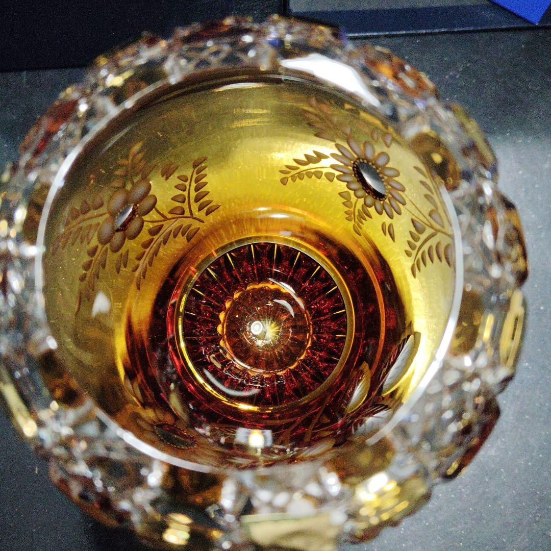 マイセン クリスタルガラス 花瓶16×9cm