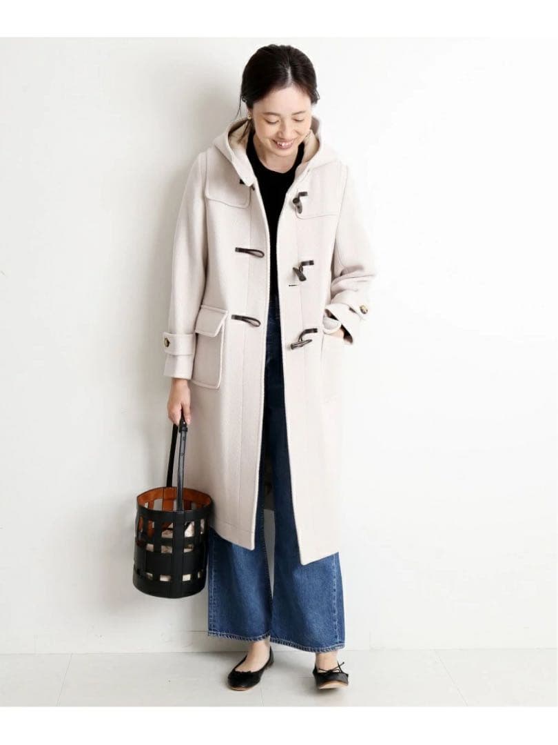 SLOBE IENA　ヘリンボーンダッフルコート