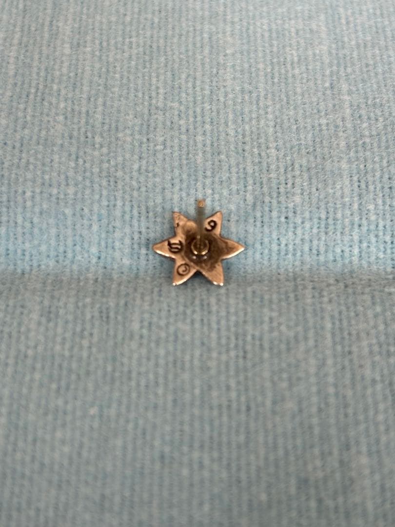 シルバー 花形 ピアス 片耳用