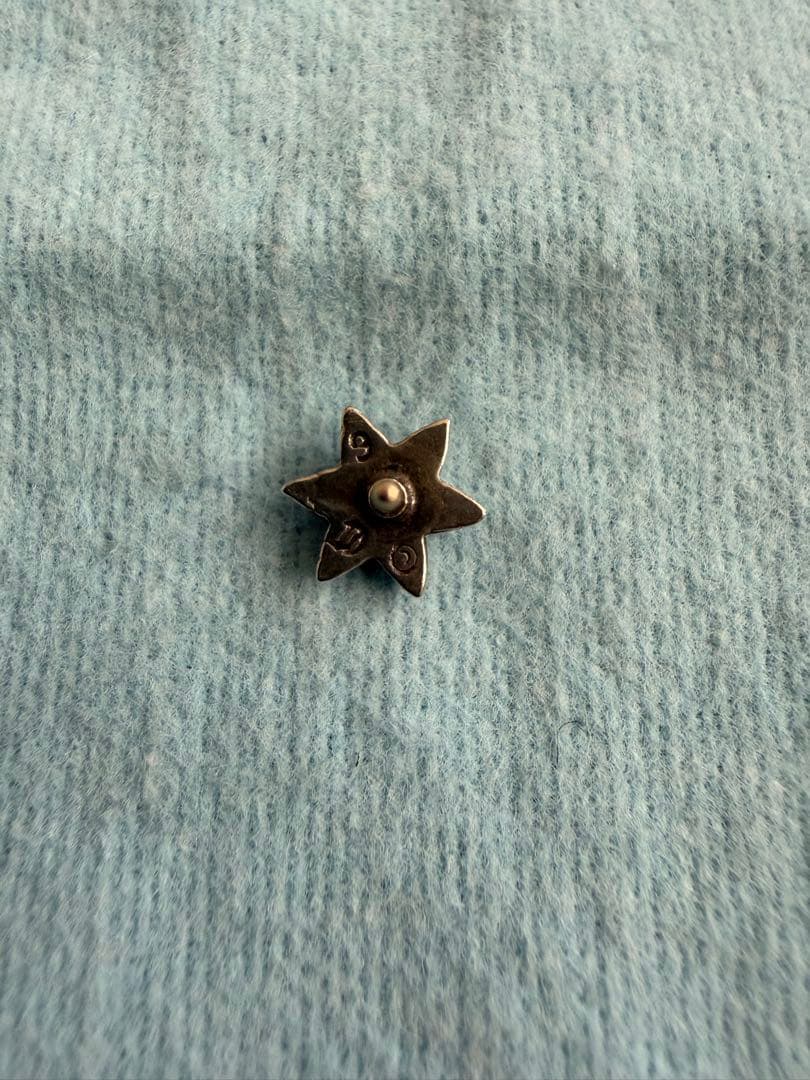 シルバー 花形 ピアス 片耳用