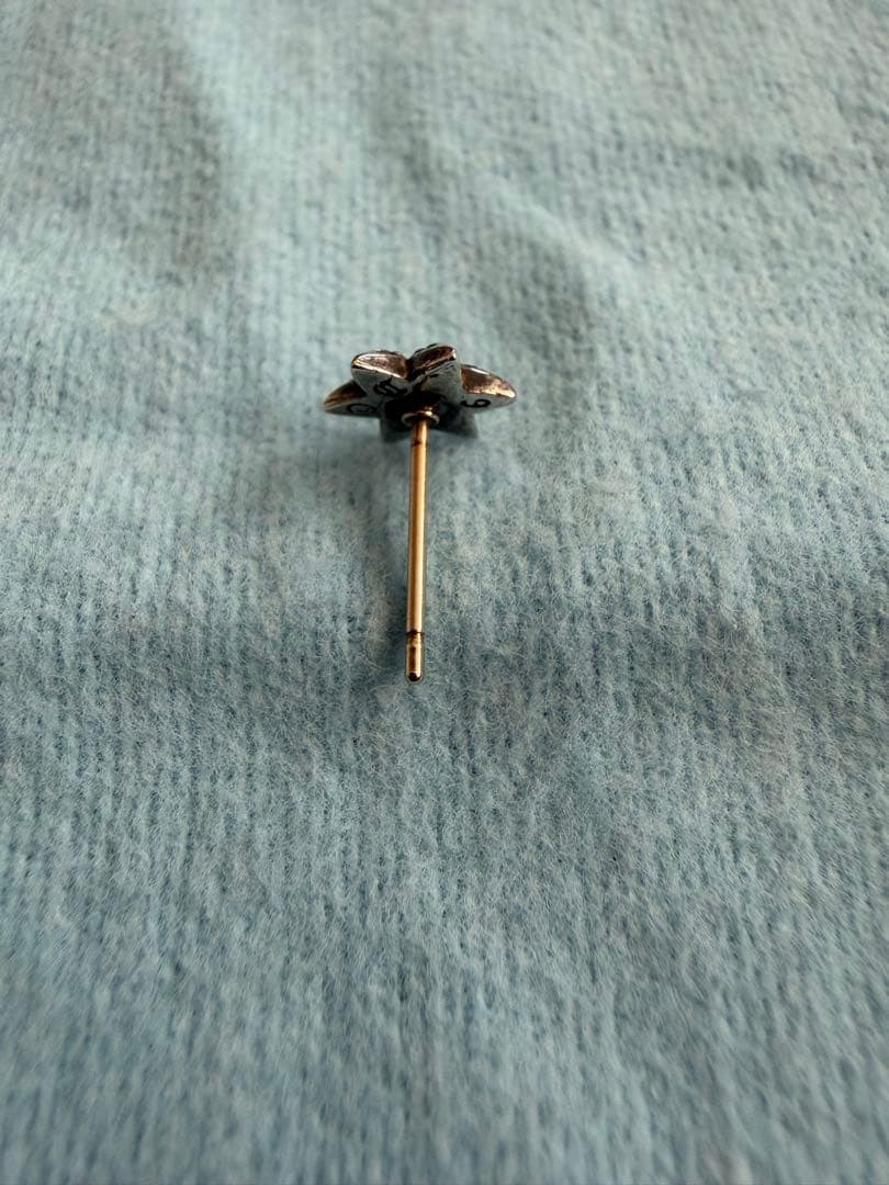 シルバー 花形 ピアス 片耳用