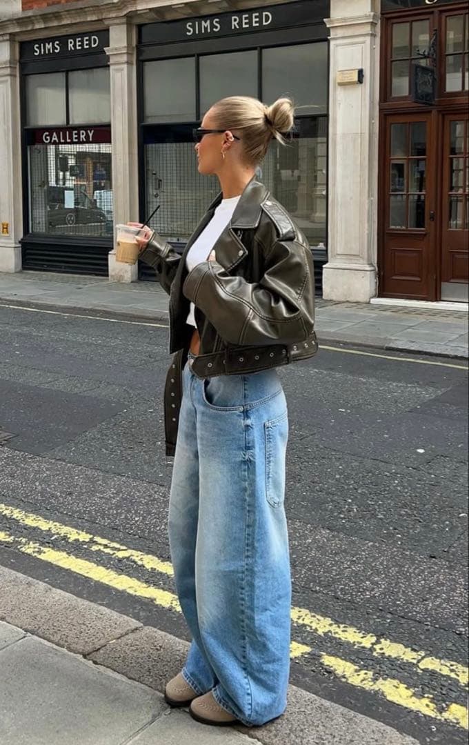 最終値引Zara Leather Jacket (XS)レザー ライダース