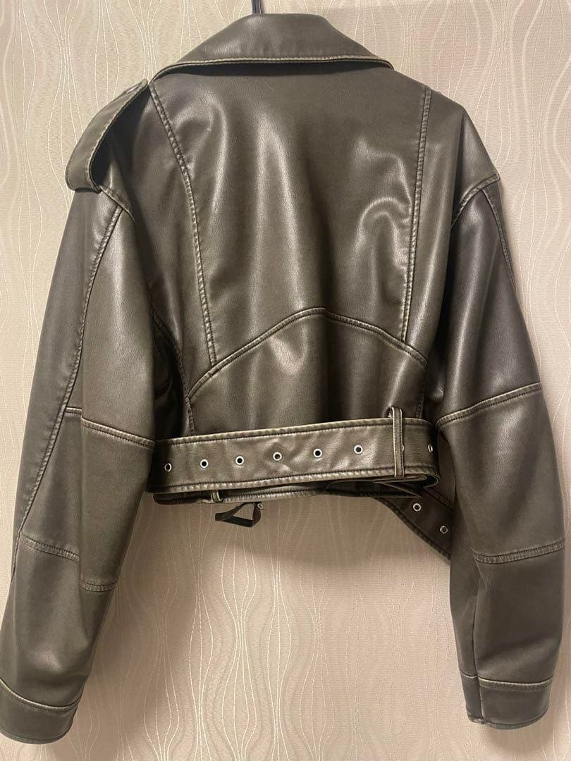 最終値引Zara Leather Jacket (XS)レザー ライダース