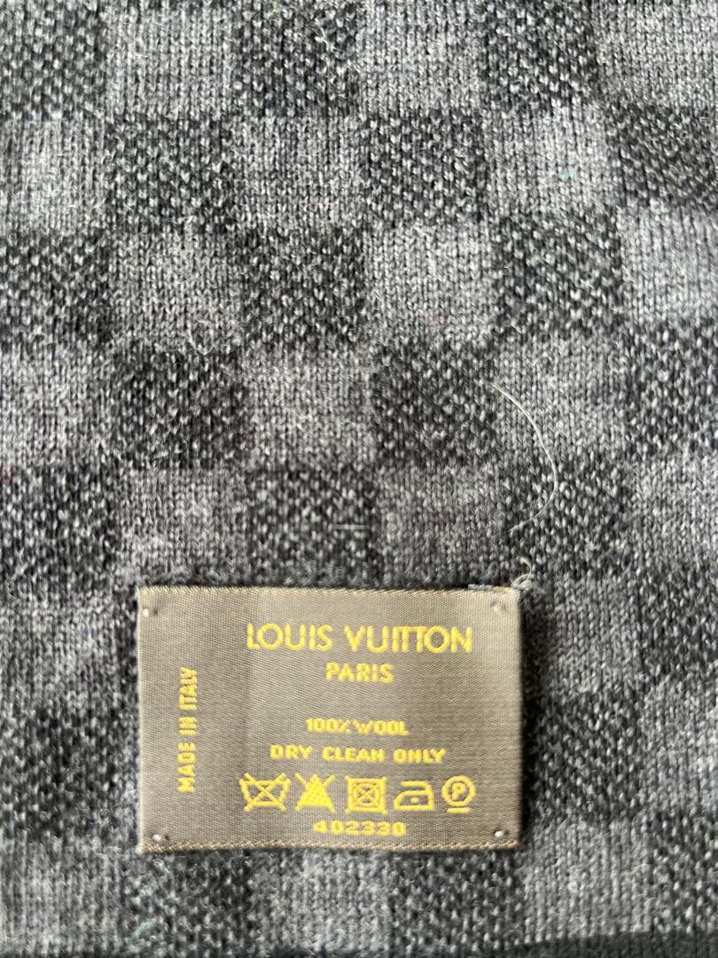 (正規品)Louis Vuitton チェック柄マフラー