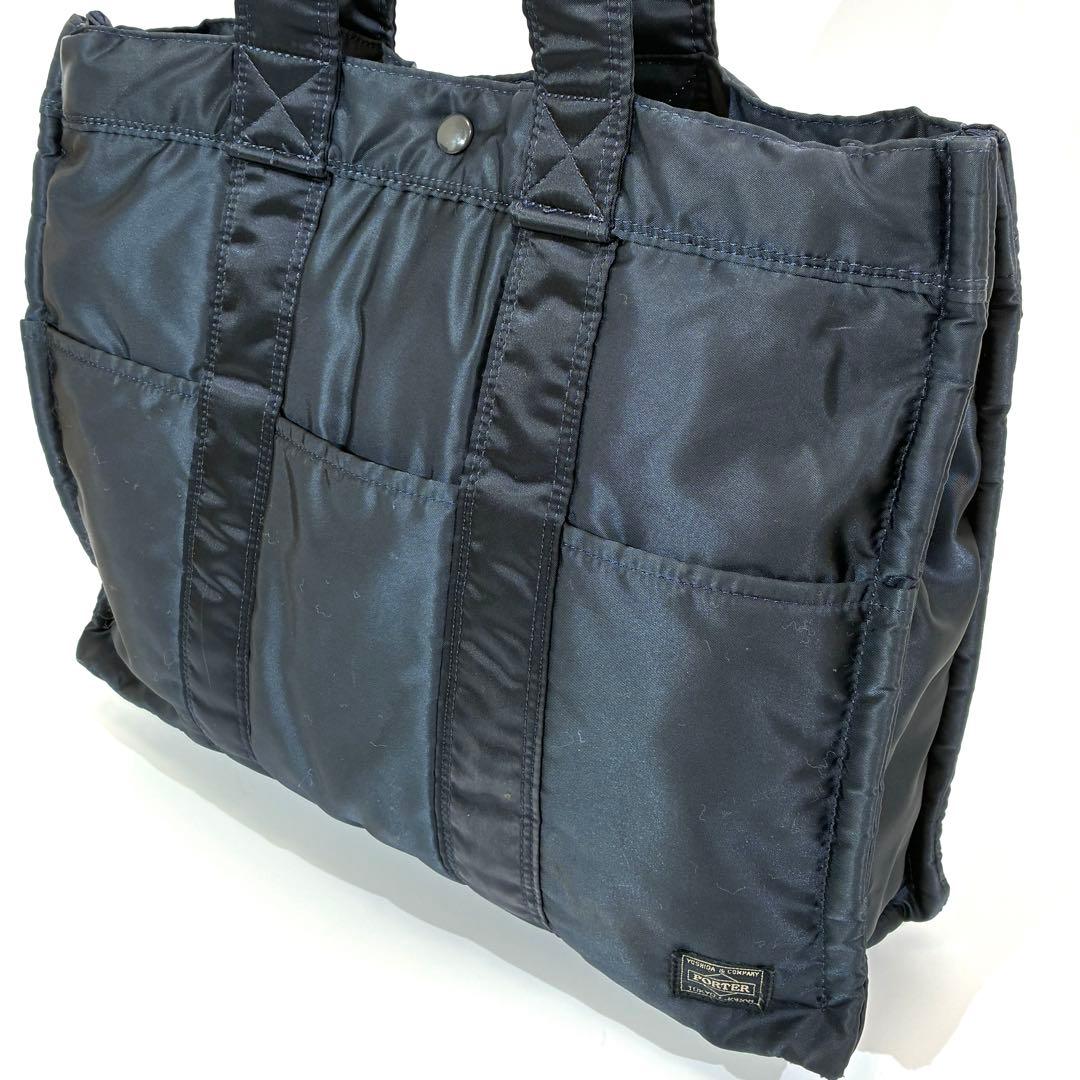 PORTER ヘッドポーター タンカー トートバッグ ネイビー 藤原ヒロシ