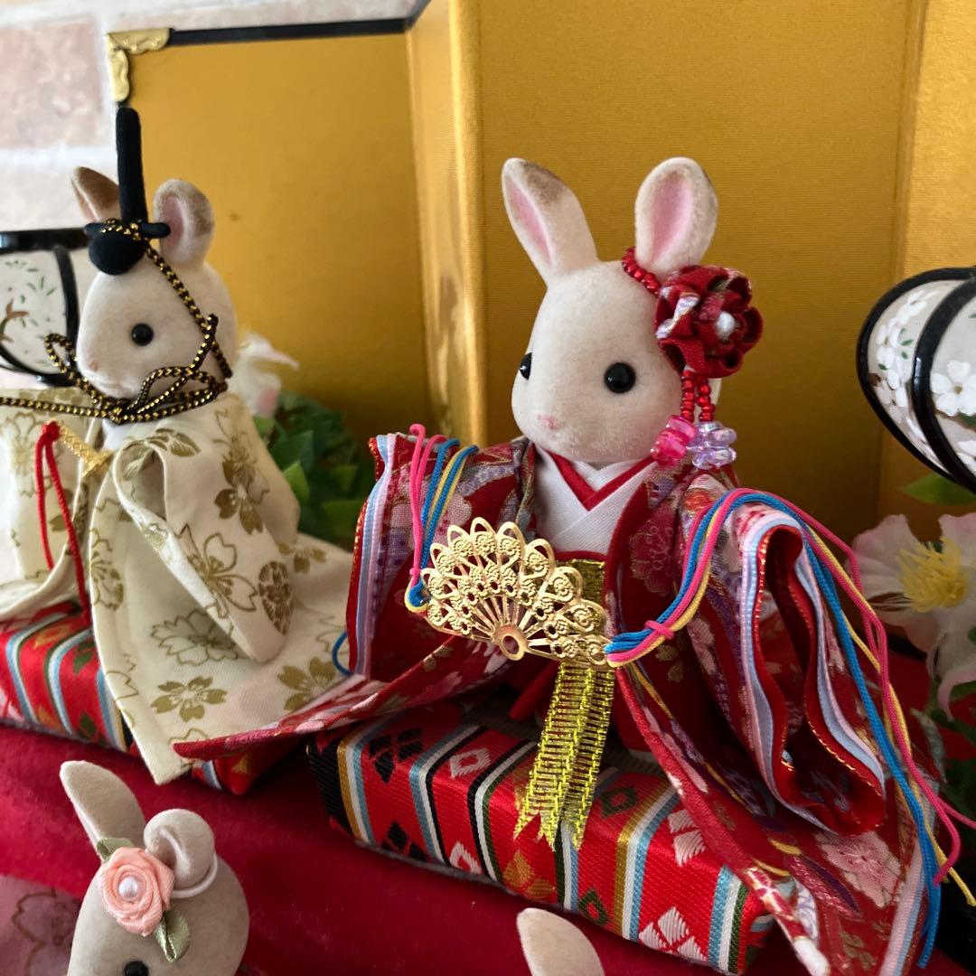 ひな祭り　シルバニア ハンドメイド