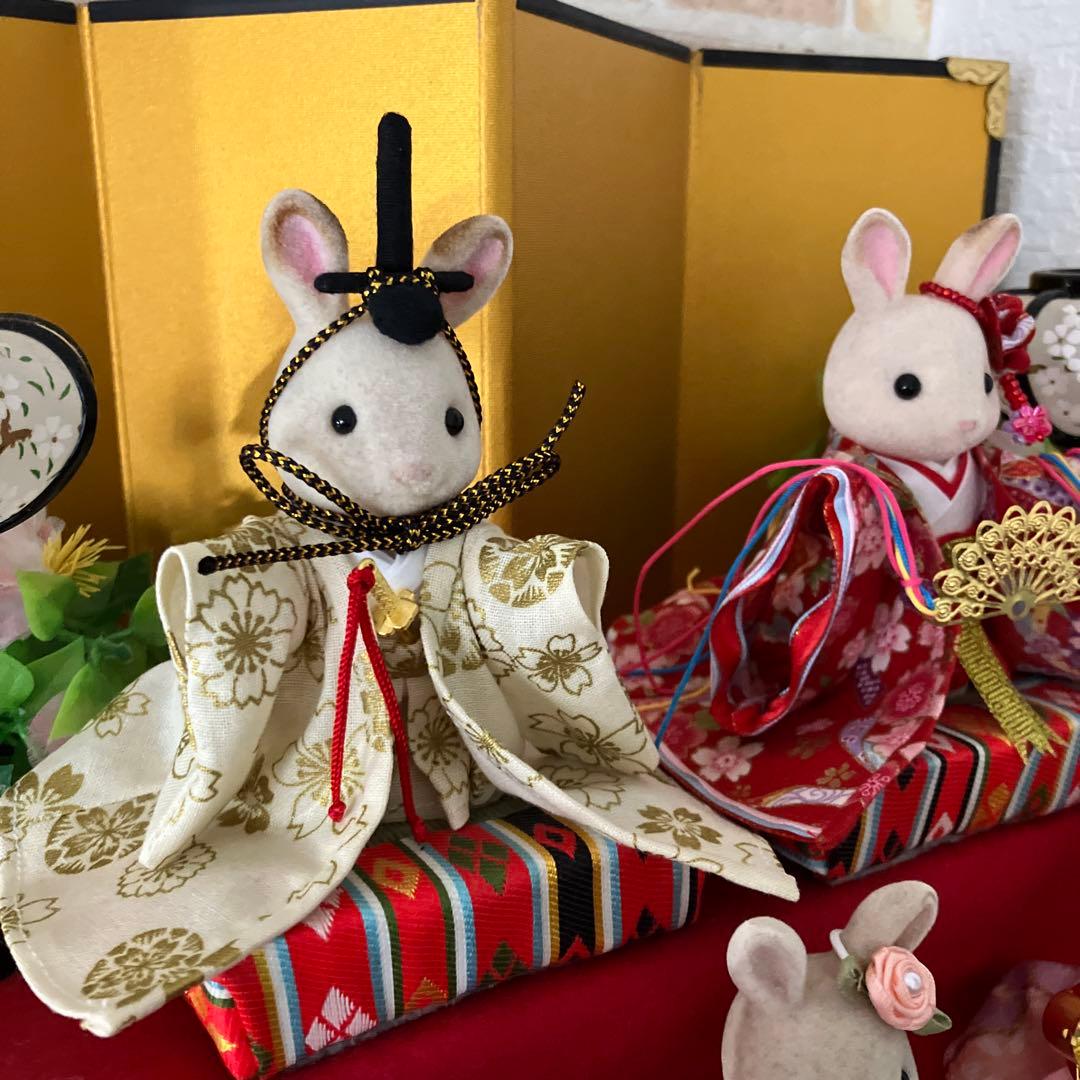 ひな祭り　シルバニア ハンドメイド