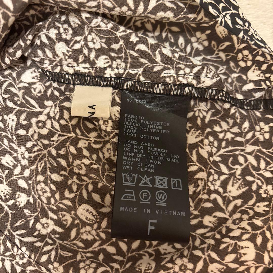 【完売品 新品】IENAブラウス シャツ MONOボタニーVネックブラウス