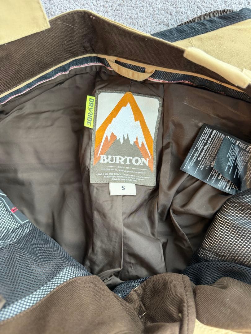 BURTON スノーボードウェア サンド S
