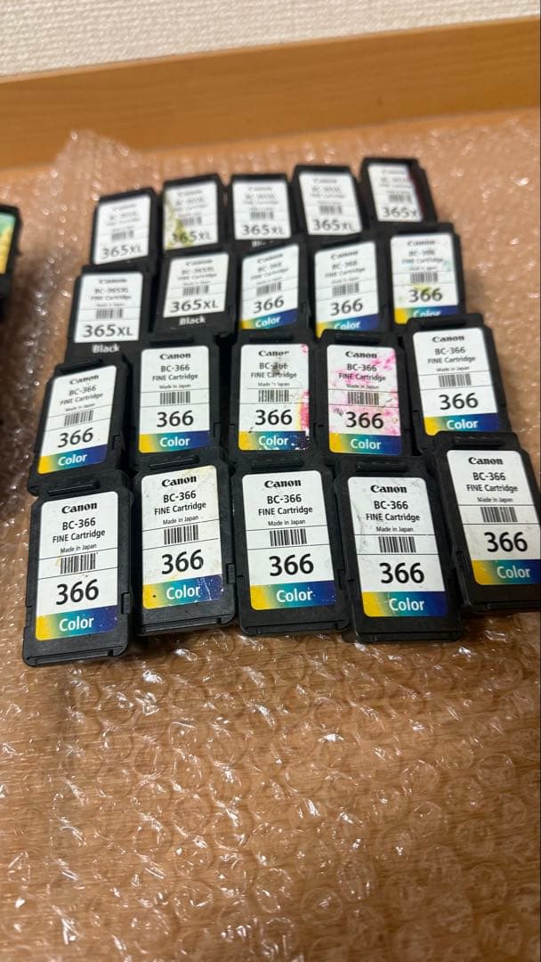 Canon 純正使用済みインクカートリッジ80個-1