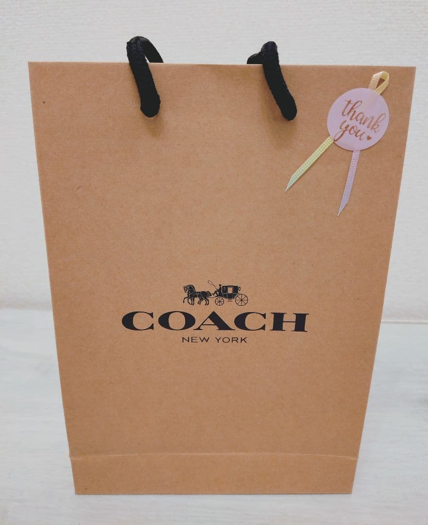 新品未使用品 COACH コーチ 二つ折り財布 ブラック CJ883 Cロゴ