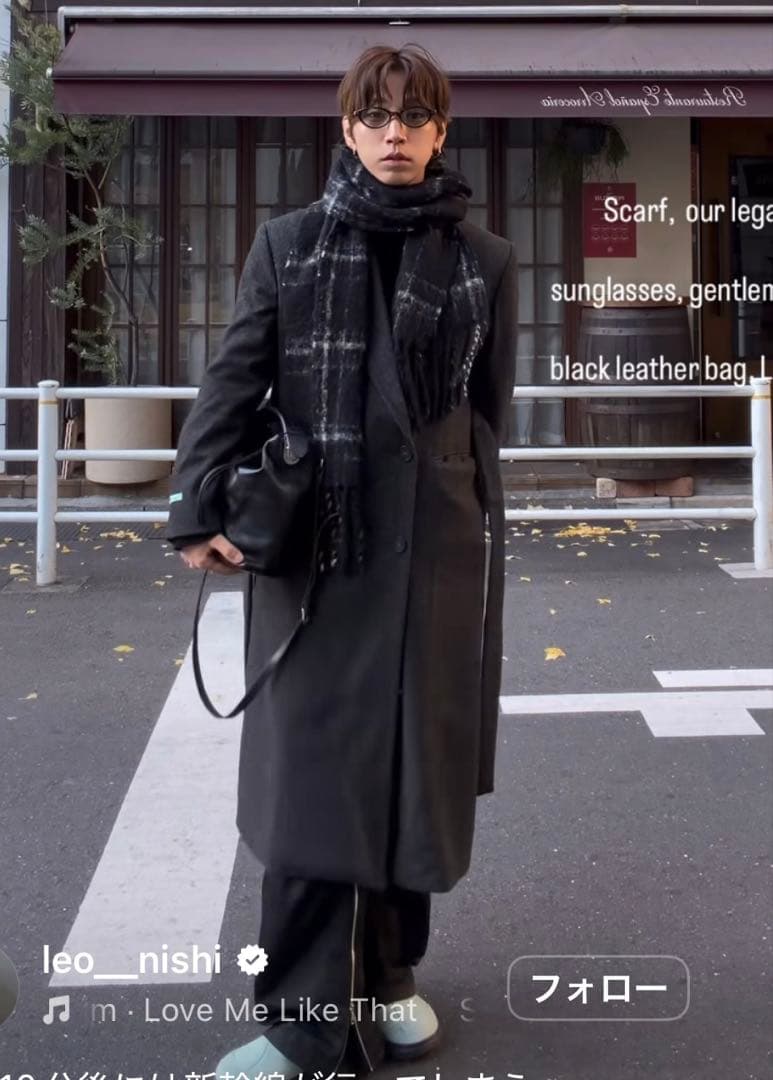 【モーガン 着用】OUR LEGACY 24AW マフラー 極美品