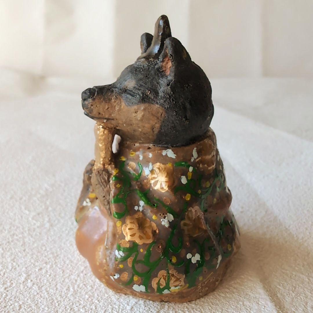 柴犬の雛人形2 陶器製 伝統的スタイル