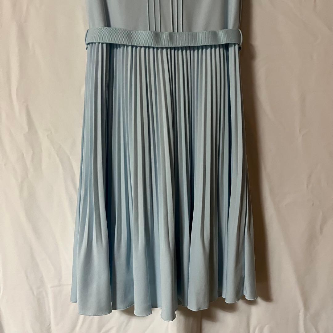 いいね❤️familiar 水色 半袖 ワンピース 130cm