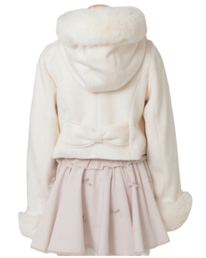 LIZLISA ビジューリボンショートコート 美品