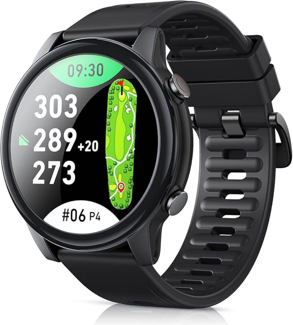 SILLAID GW20 ゴルフウォッチ 1.43インチ大画面 タッチパネル