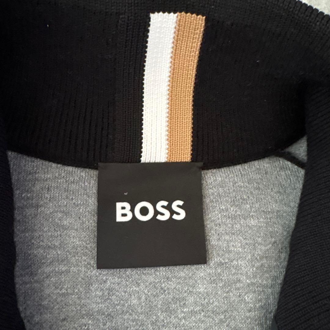 【マサ】HUGO BOSS ジップアップジャケット ミックスマテリアル