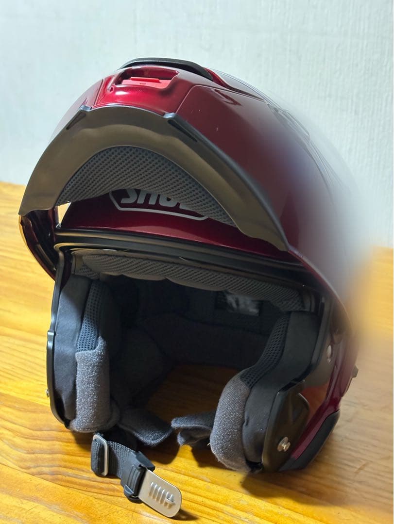 お*ち様 SHOEI NEOTEC II ワインレッド システムヘルメット