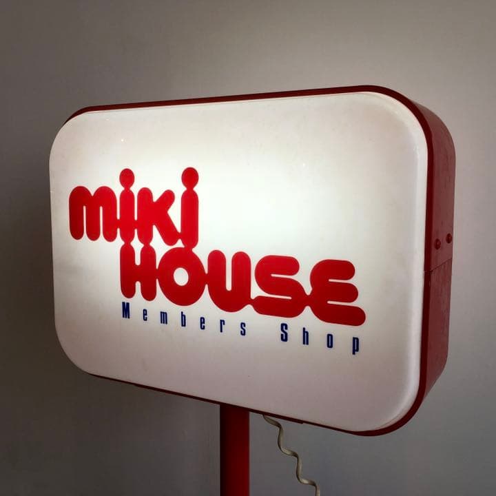 【SALE】mikihouse ミキハウス 内照式サイン 看板