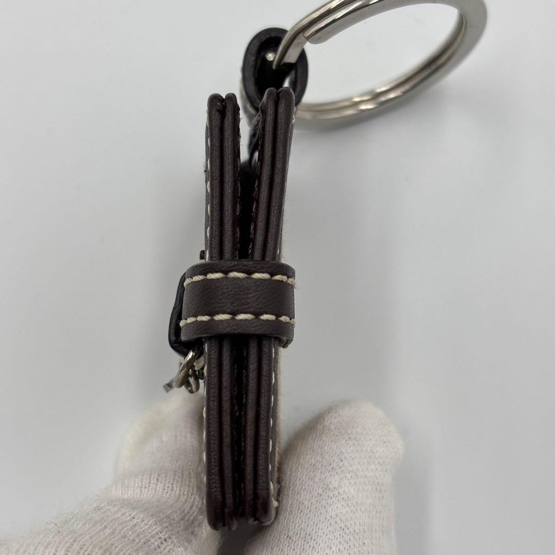 COACH キーホルダー　バッグチャーム　手帳型　フォトフレーム　キーリング