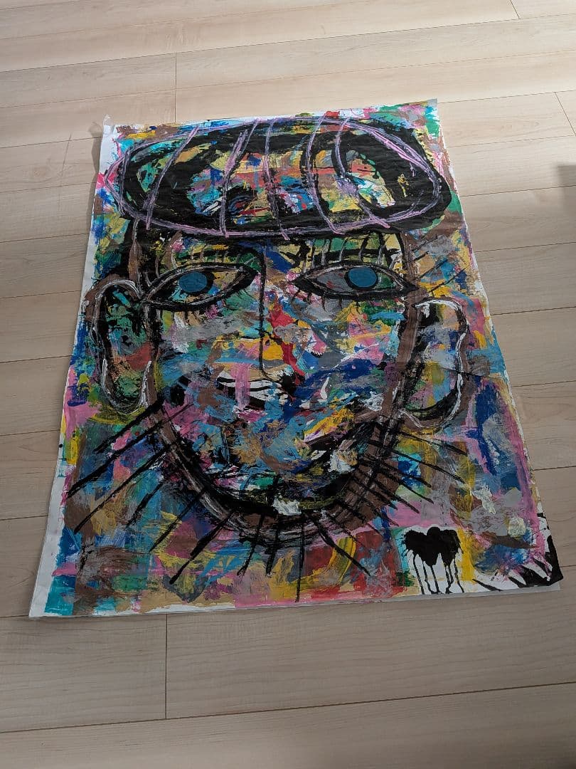 「配達」 絵画　アート