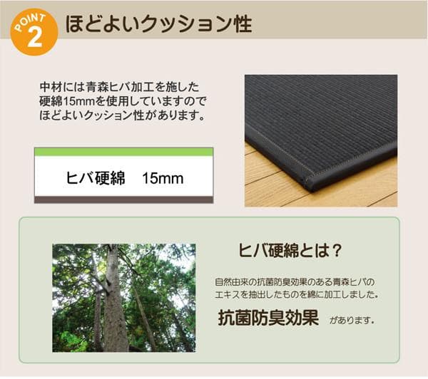 〇〇日本製 グリーン４枚セット【大人気】水拭きできる ポリプロピレン 置き畳