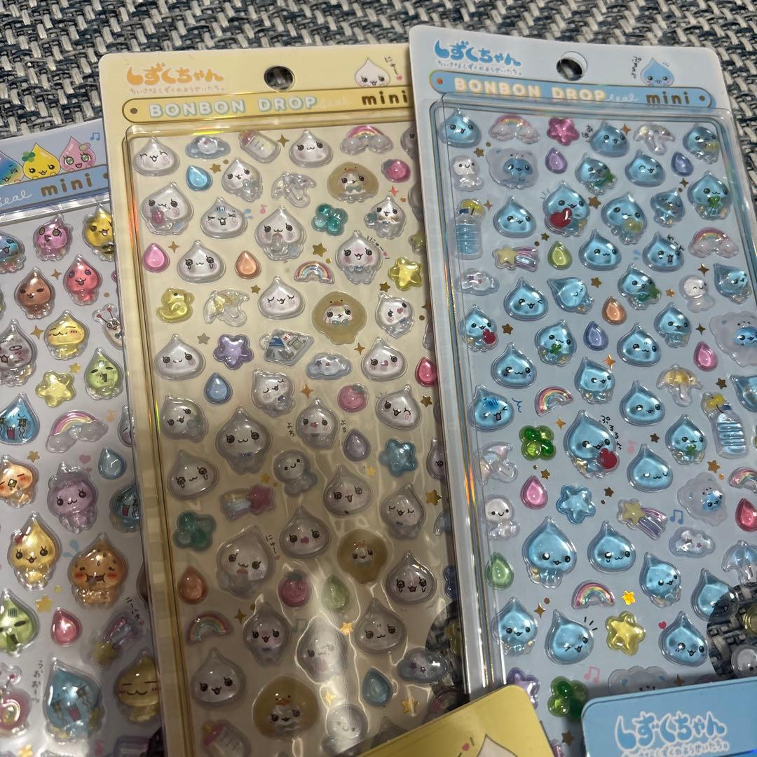 しずくちゃん ボンボンドロップシール 正規品