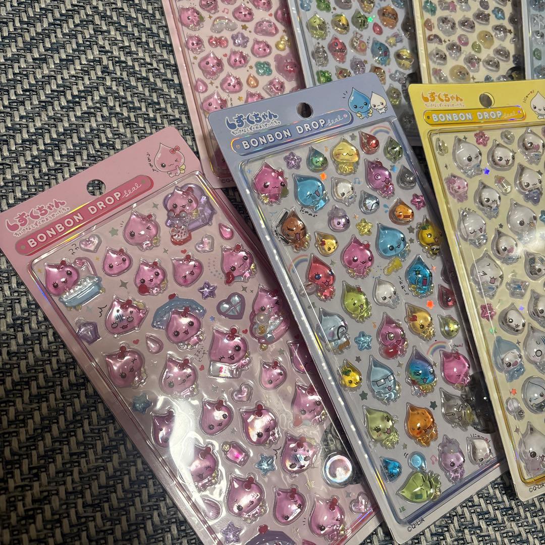 しずくちゃん ボンボンドロップシール 正規品