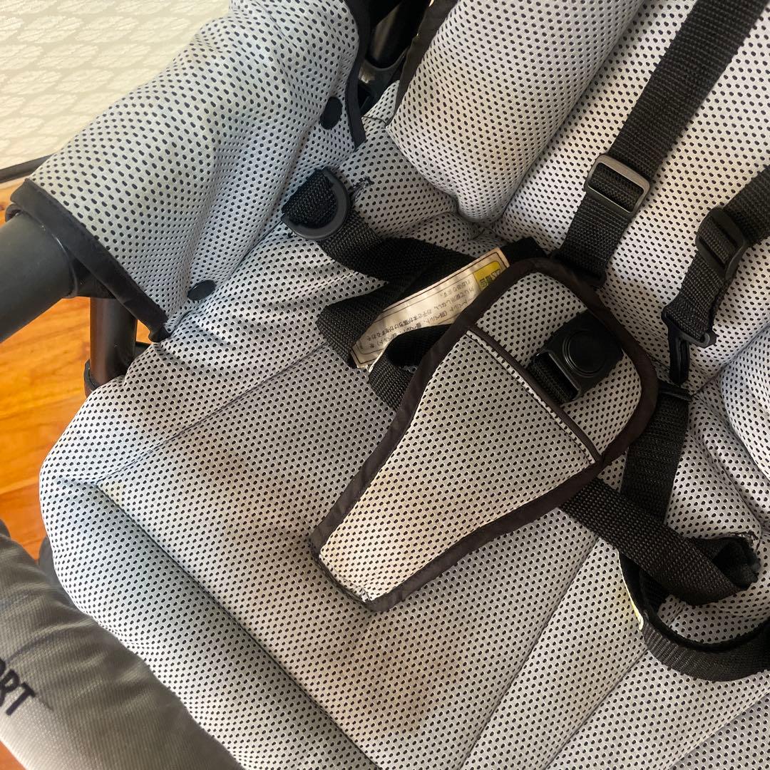 グレコ　Graco DuoSport 双子ベビーカー グレー/ブラック